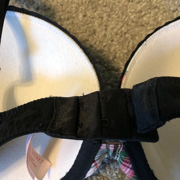 Plunge Bra/Christmas colors BEAUTIFUL! 34 D - Picture 4 of 7